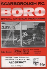 Scarborough v Aldershot Town