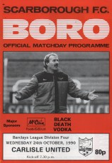 Scarborough v Carlisle United