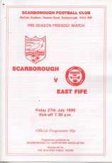 Scarborough v East Fife