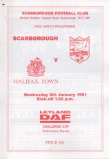 Scarborough v Halifax Town