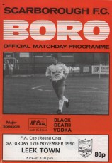 Scarborough v Leek Town