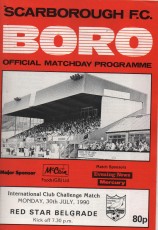 Scarborough v Red Star Belgrade