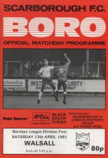 Scarborough v Walsall