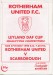 Rotherham United v Scarborough