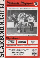 Scarborough v Blackpool