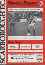 Scarborough v Doncaster Rovers