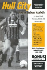 Hull City v Oldham Athletic