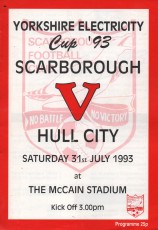 Scarborough v Hull City