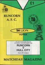 Runcorn v Hull City