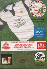 Hereford United v Scarborough