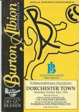 Burton Albion v Dorchester Town