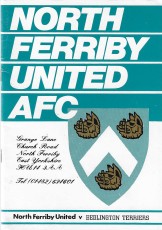 North Ferriby United v Bedlington Terriers