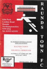 Raunds Town v Solihull Borough