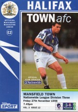 Halifax Town v Mansfield Town