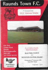 Raunds Town v Weston Super Mare