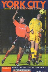York City v Cheltenham Town