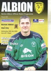 Burton Albion v Hull City