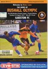 Rushall Olympic v Ilkeston Town