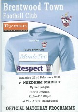 Brentwood Town v Needham Market