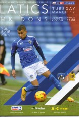 Oldham Athletic v MK Dons