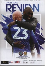 Macclesfield Town v Cambridge United