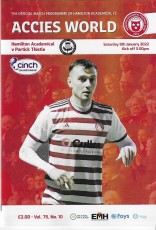Hamilton Academical v Partick Thistle