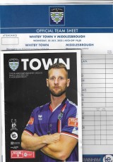 Whitby Town v Middlesbrough