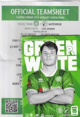 Yeovil Town v Gateshead