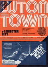 Luton Town v Leicester City