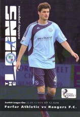 Forfar Athletic v Rangers