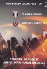 Astra Giurgiu v West Ham United