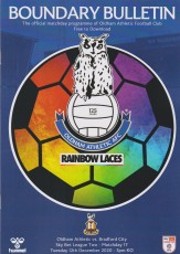 Oldham Athletic v Bradford City