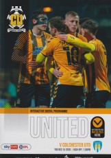 Cambridge United v Colchester United