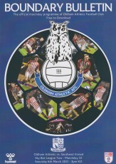 Oldham Athletic v Southend United