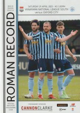 Bath City v Oxford City