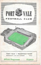 Port Vale v Mansfield Town