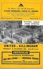 Oxford United v Gillingham