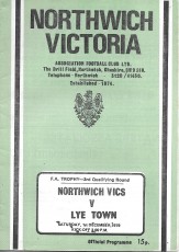Northwich Victoria v Lye Town