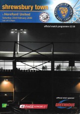 Shrewsbury Town v Hereford United