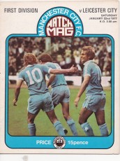 Manchester City v Leicester City