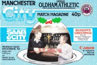 Manchester City v Oldham Athletic