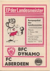 Dynamo Berlin v Aberdeen