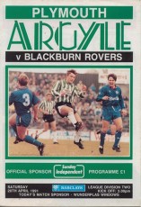 Plymouth Argyle v Blackburn Rovers