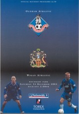 Oldham Athletic v Wigan Athletic