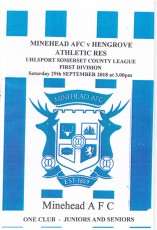 Minehead v Hengrove Athletic Res