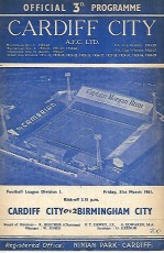 Cardiff City v Birmingham City