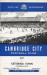 Cambridge City v Kettering Town