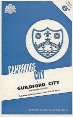 Cambridge City v Guildford