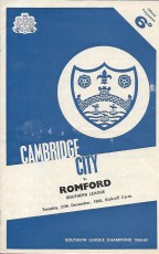 Cambridge City v Romford