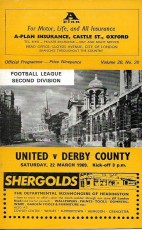 Oxford United v Derby County